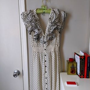 Polka Dot Sleeveless Dress